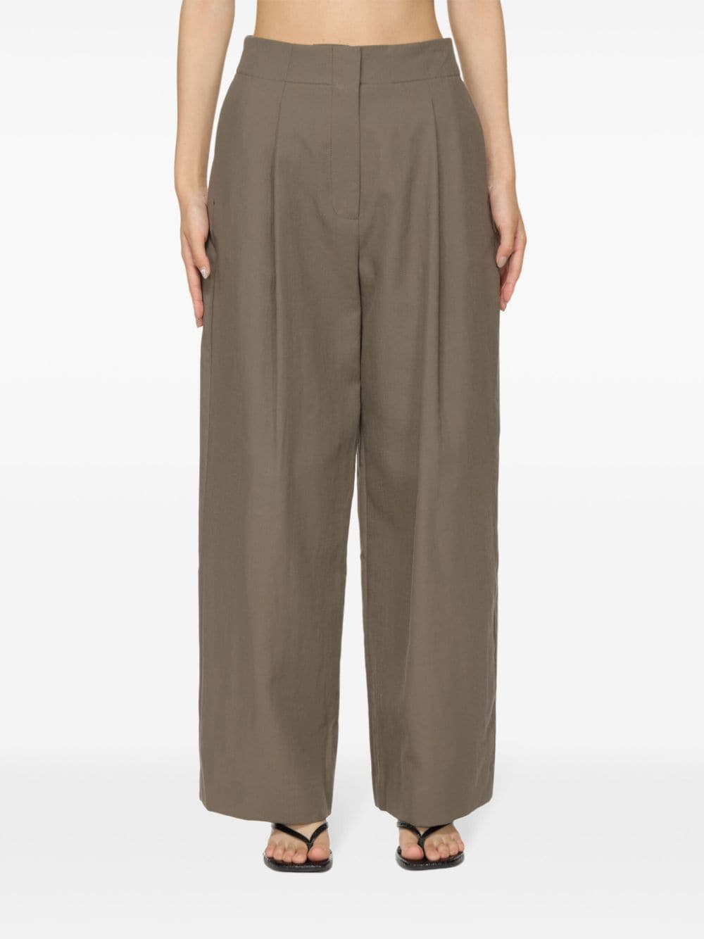 STUDIO NICHOLSON Trousers Brown ANSELLSNW1370FOSSIL (Studio Nicholson / パンツ ) | Studio Nicholson (スタジオニコルソン)(5)