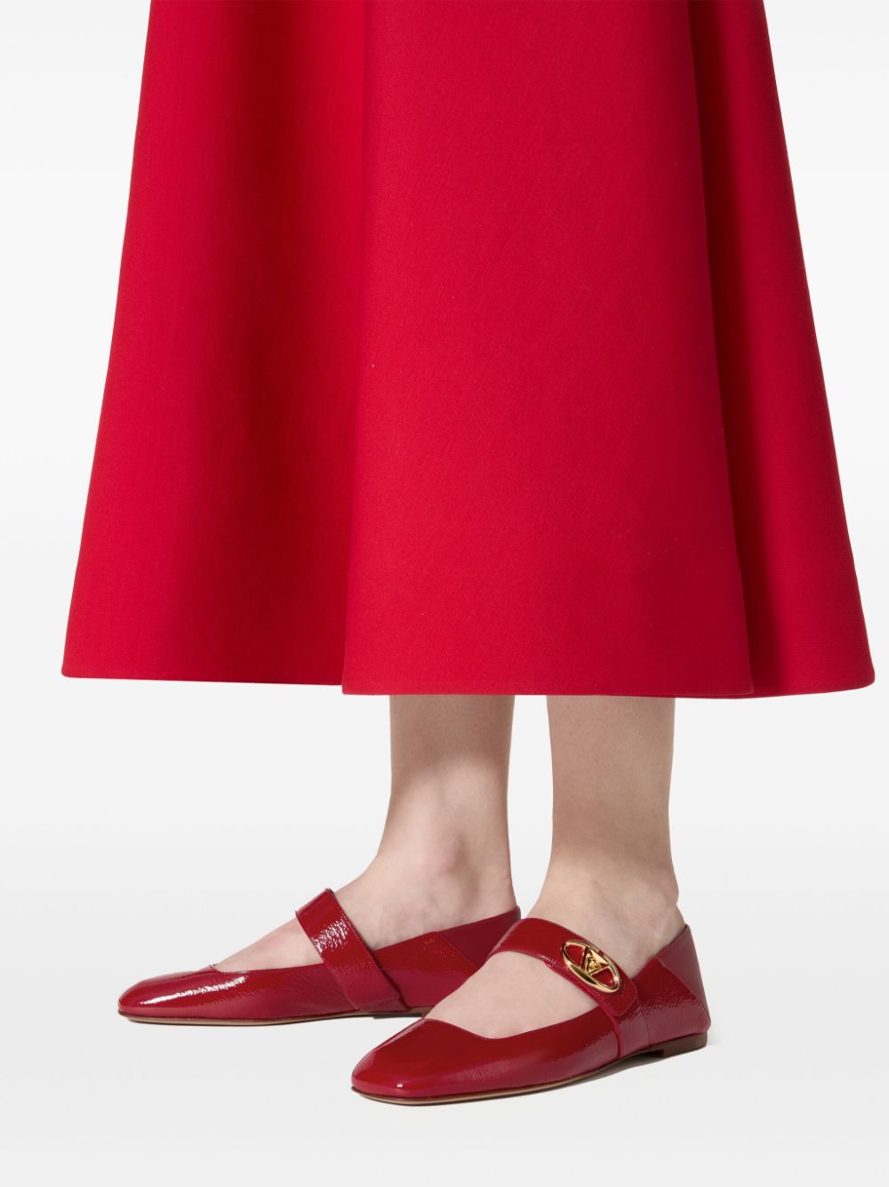 Valentino Garavani Flat shoes Red 5W2S0JV2RDA0RO (Valentino Garavani / フラットシューズ ) | Valentino Garavani (ヴァレンティノ)(1)