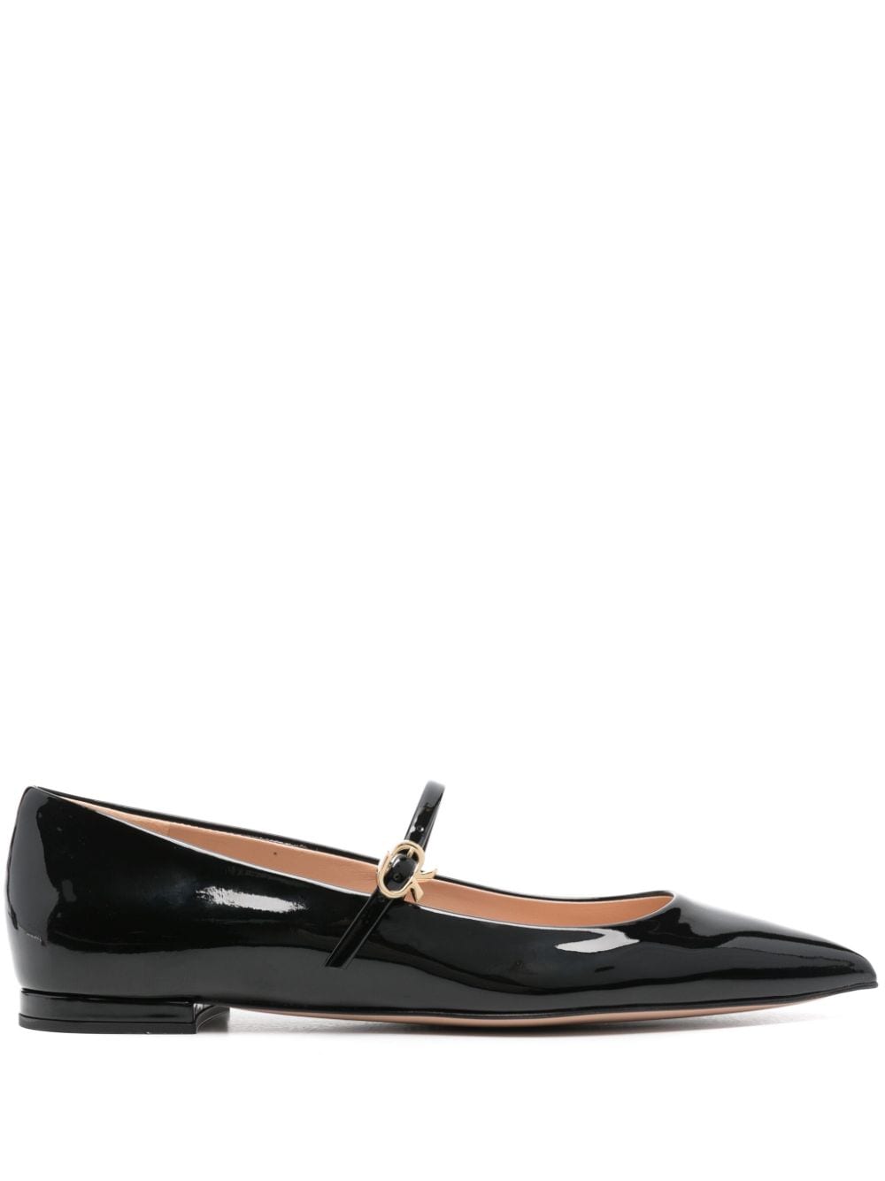 Gianvito Rossi Flat shoes Black G2216205RICVERNERO (Gianvito Rossi / フラットシューズ ) | Gianvito Rossi (ジャンヴィト ロッシ)