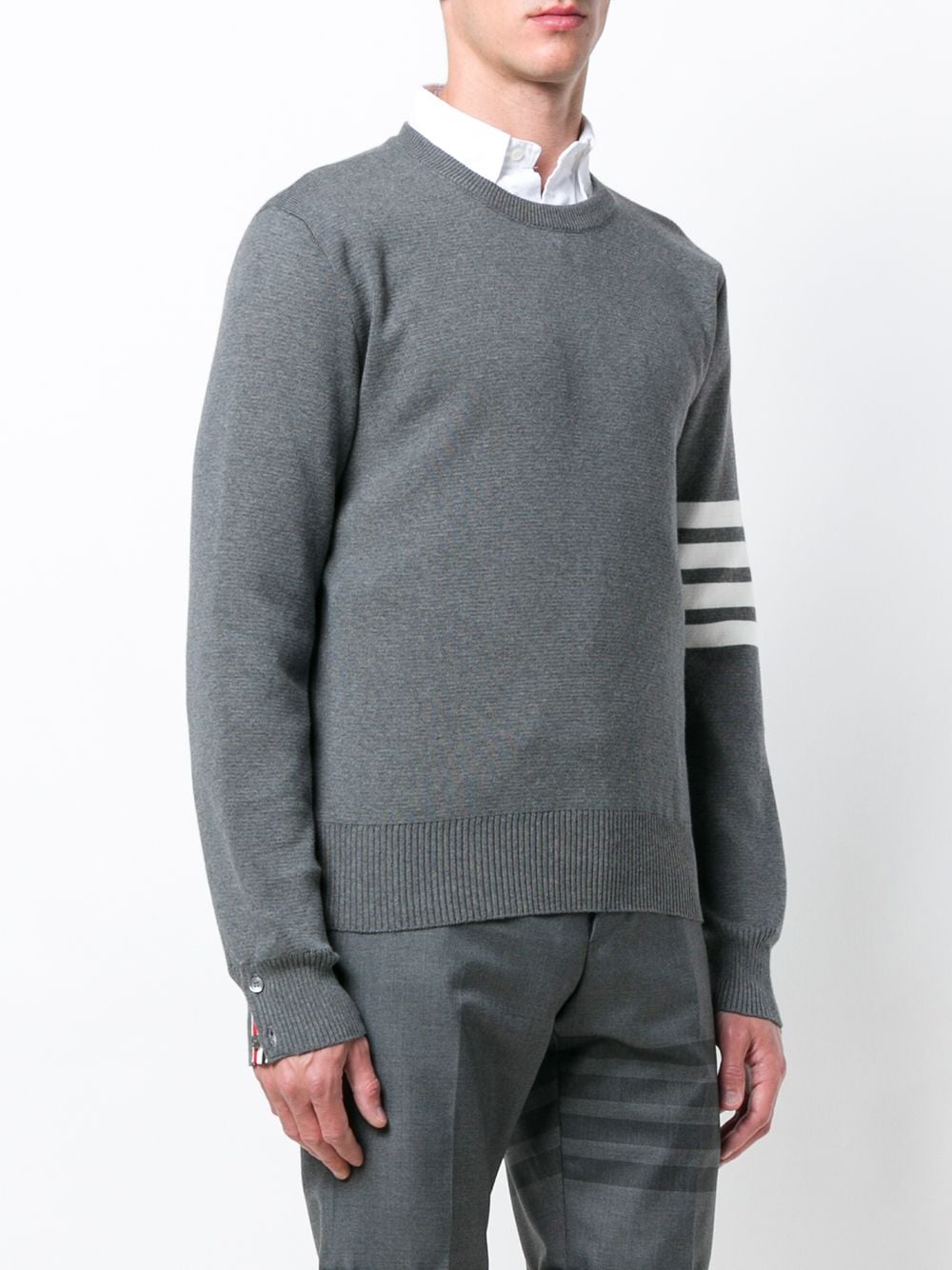 Thom Browne Sweaters Grey MKA202A00219035 (Thom Browne / ニット・セーター・カーディガン ) | Thom Browne (トム・ブラウン)(2)