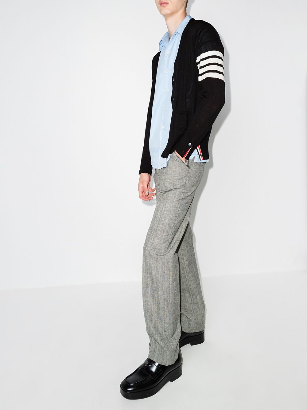 Thom Browne Sweaters Blue MKC002AY1014415 (Thom Browne / ニット・セーター・カーディガン ) | Thom Browne (トム・ブラウン)(3)
