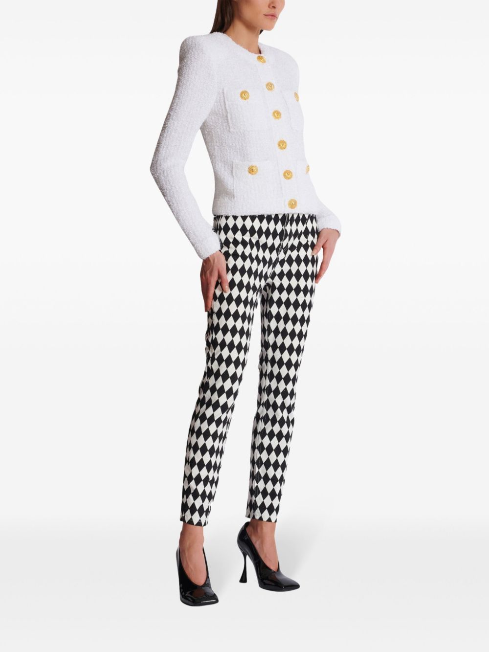 Balmain Jackets White DF1SK249KH100FA (Balmain / スーツ・ジャケット ) | Balmain (バルマン)(1)