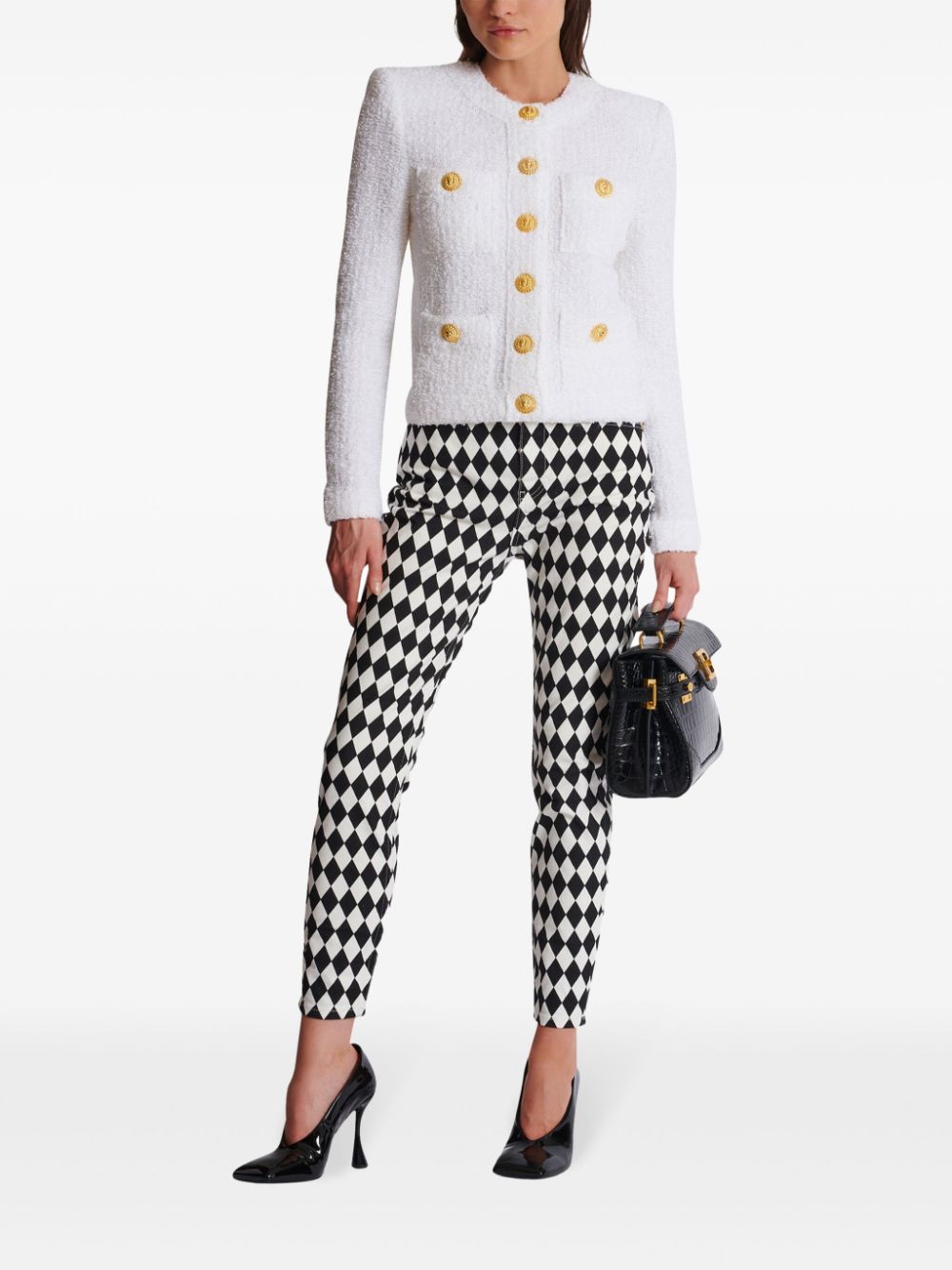 Balmain Jackets White DF1SK249KH100FA (Balmain / スーツ・ジャケット ) | Balmain (バルマン)(5)