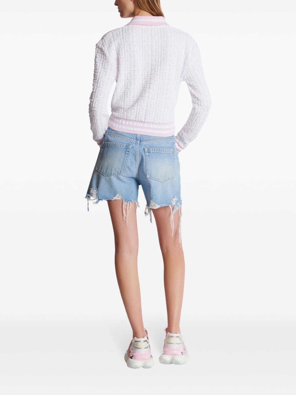 Balmain T-shirts and Polos White DF1GD025KE95GSO (Balmain / ポロシャツ ) | Balmain (バルマン)(3)