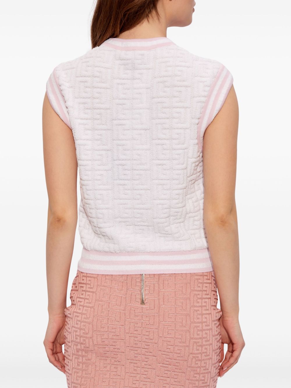 Balmain Top White DF1AB354KE95GSO (Balmain / タンクトップ・キャミソール ) | Balmain (バルマン)(4)