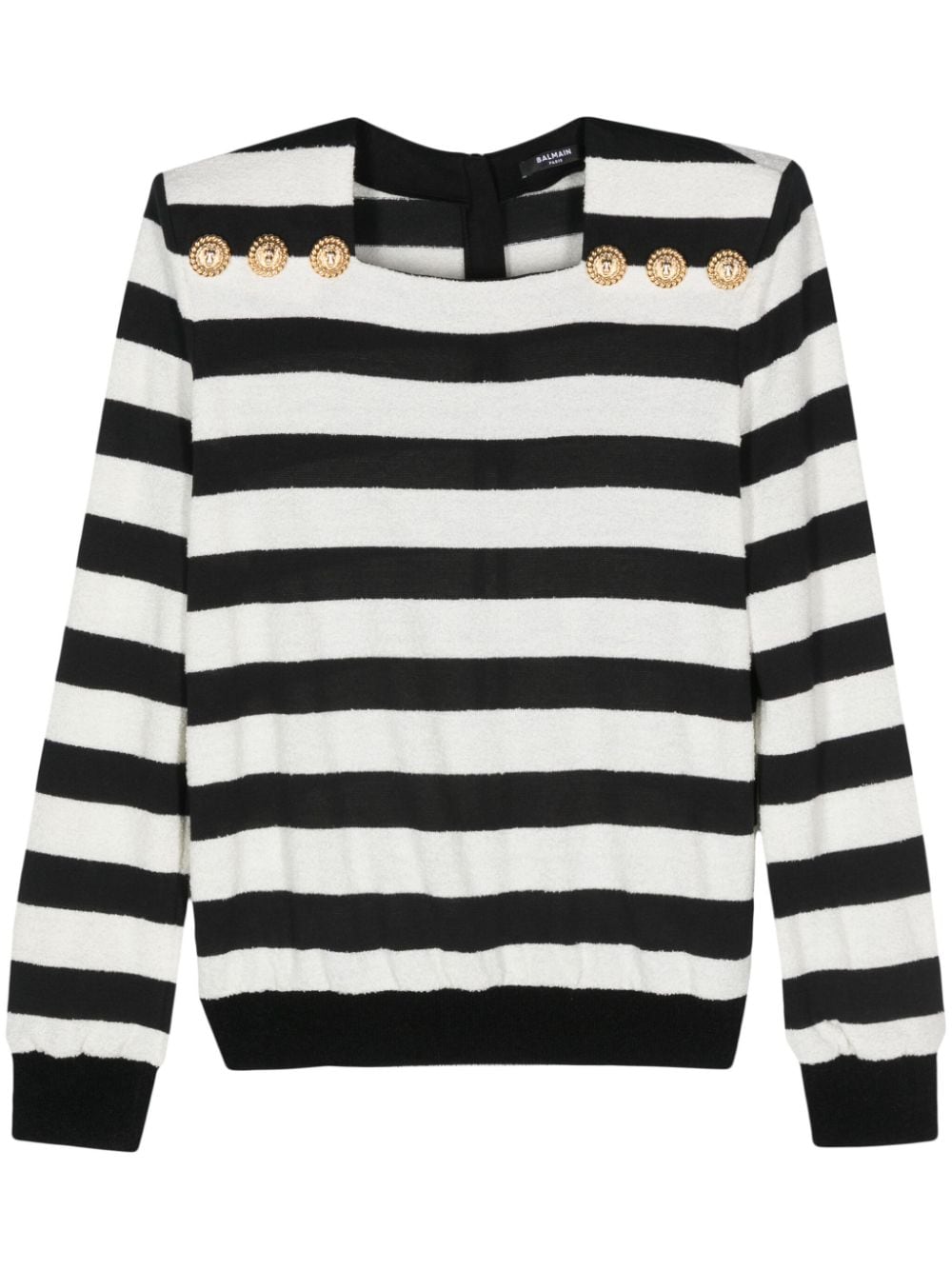 Balmain Sweaters Black DF1AR845JI70EAB (Balmain / ニット・セーター・カーディガン ) | Balmain (バルマン)
