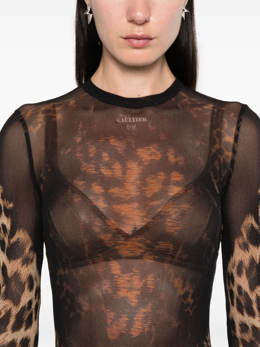 JEAN PAUL GAULTIER Top Brown TO226T56568606200 (Jean Paul GAULTIER / Tシャツ・カットソー ) | Jean Paul GAULTIER (ジャンポール ゴルチエ)(1)