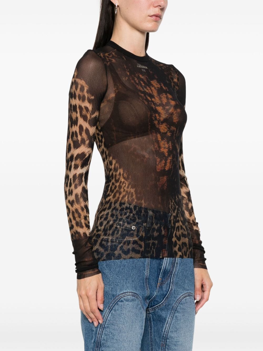 JEAN PAUL GAULTIER Top Brown TO226T56568606200 (Jean Paul GAULTIER / Tシャツ・カットソー ) | Jean Paul GAULTIER (ジャンポール ゴルチエ)(4)