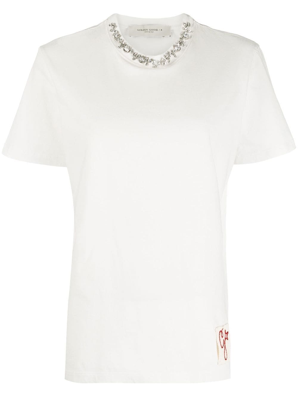 Golden Goose T-shirts and Polos White GWP01220P00067310363 (Golden Goose / Tシャツ・カットソー ) | Golden Goose (ゴールデングース)