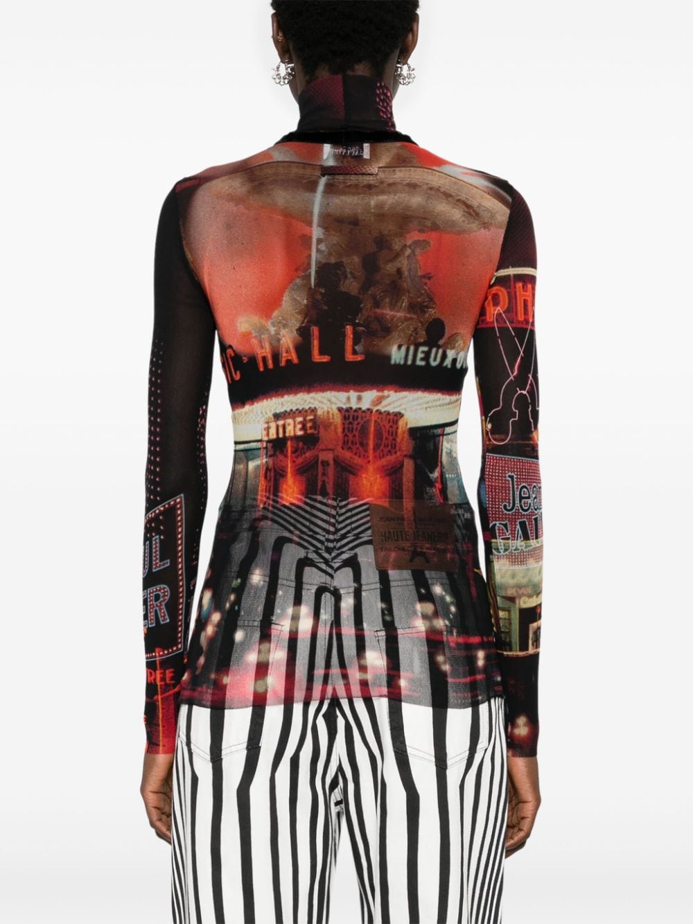 JEAN PAUL GAULTIER Top Black TO206T55200301550 (Jean Paul GAULTIER / Tシャツ・カットソー ) | Jean Paul GAULTIER (ジャンポール ゴルチエ)(2)