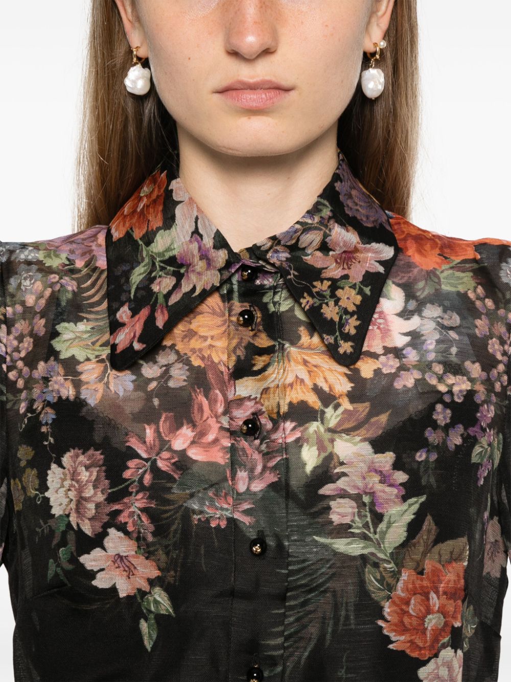 Zimmermann Shirts Black 0992TF243BLKMLFL (ZIMMERMANN / シャツ・ブラウス ) | ZIMMERMANN (ジマーマン)(1)