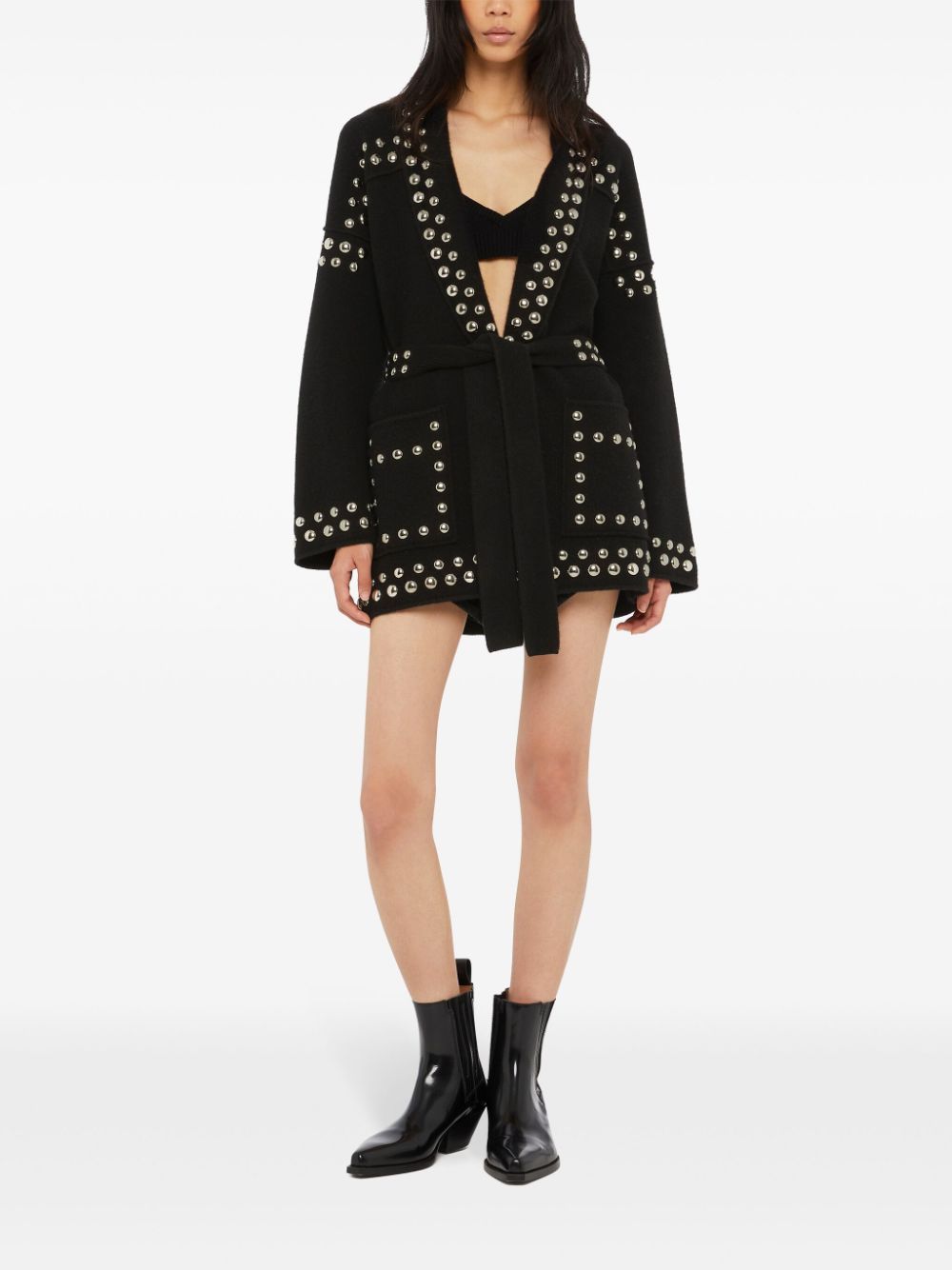 Alanui Sweaters Black LWHB064E24KNI00F1072 (ALANUI / ニット・セーター・カーディガン ) | ALANUI (アラヌイ)(1)