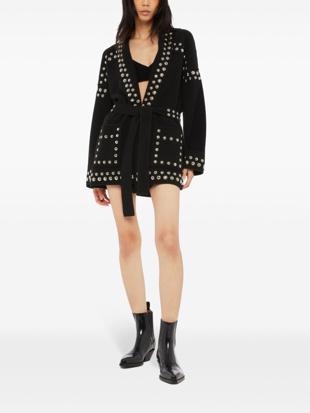 Alanui Sweaters Black LWHB064E24KNI00F1072 (ALANUI / ニット・セーター・カーディガン ) | ALANUI (アラヌイ)(6)