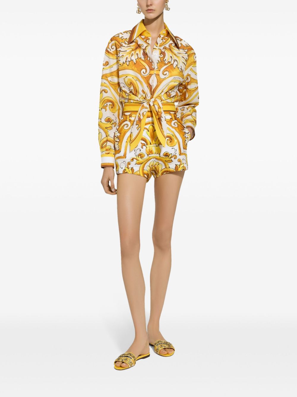 Dolce & Gabbana Shorts Yellow FTBVITFI5JVH55DQ (Dolce & Gabbana / ショートパンツ ) | Dolce & Gabbana (ドルチェガッバーナ)(2)