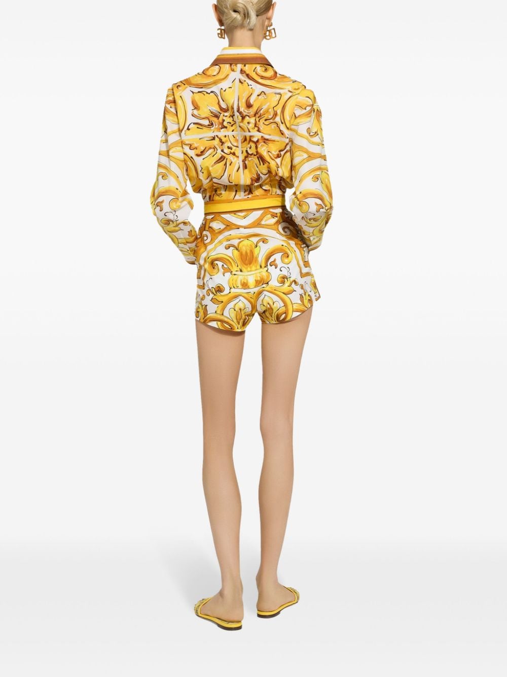 Dolce & Gabbana Shorts Yellow FTBVITFI5JVH55DQ (Dolce & Gabbana / ショートパンツ ) | Dolce & Gabbana (ドルチェガッバーナ)(4)