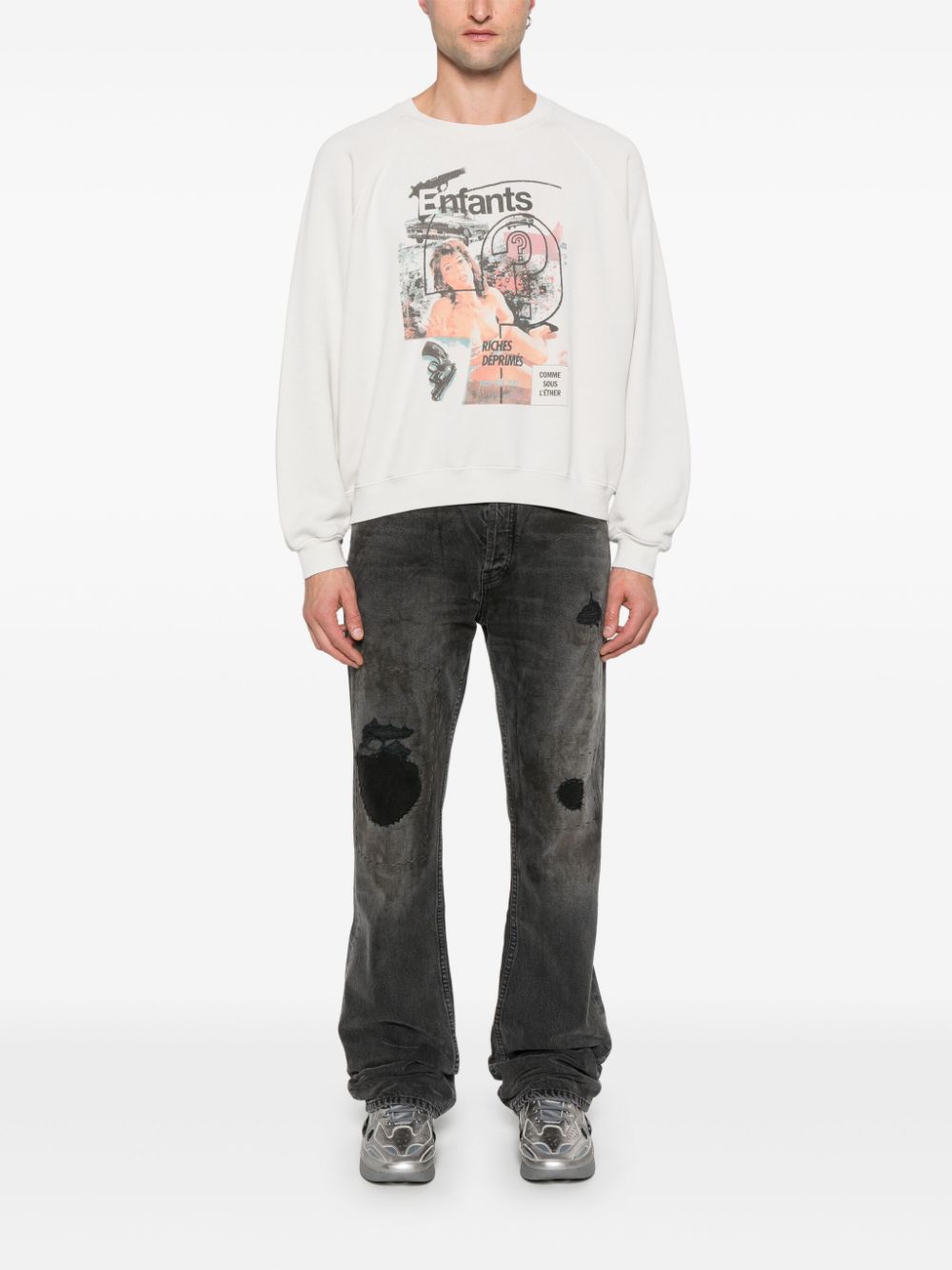 Enfants Riches Deprimes T-shirts and Polos White 020448FADEDIVORY (ENFANTS RICHES DÉPRIMÉS / Tシャツ・カットソー ) | ENFANTS RICHES DÉPRIMÉS (アンファン リッシュ デプリメ)(4)