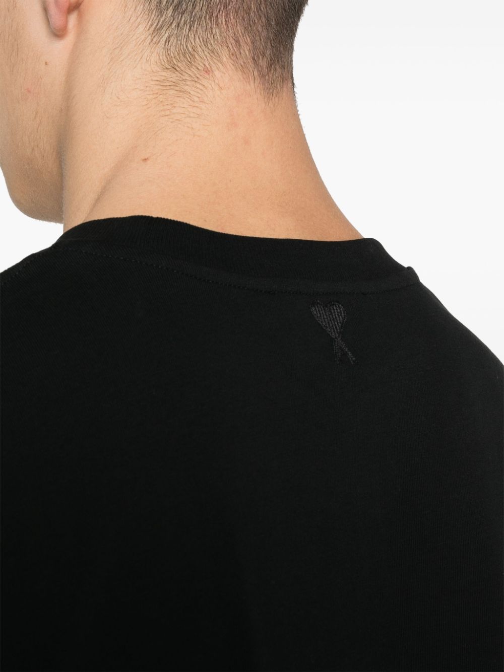 Ami Paris T-shirts and Polos Black UTS024D726001 (AMI Paris / Tシャツ・カットソー ) | AMI Paris (アミパリス)(1)