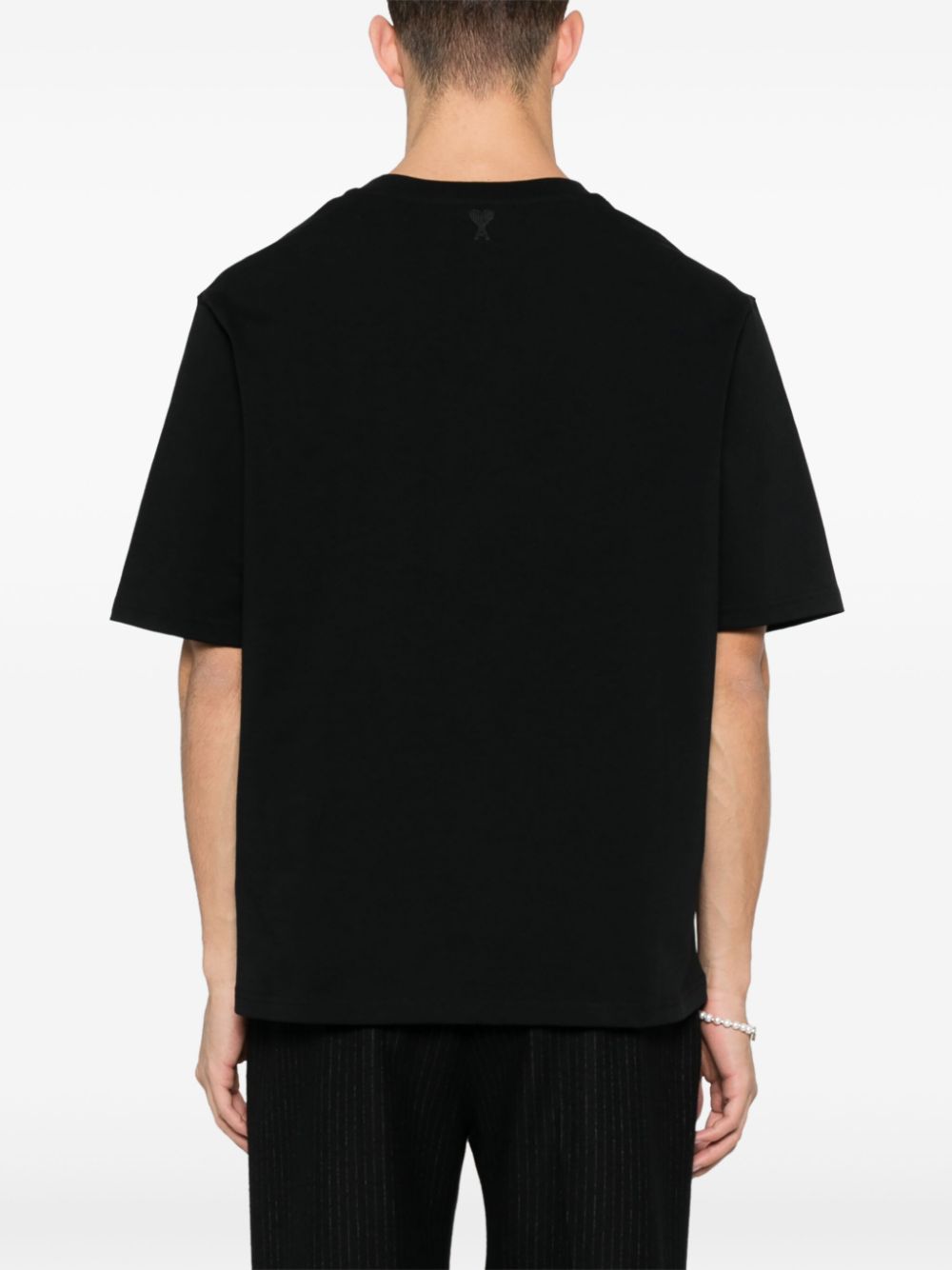 Ami Paris T-shirts and Polos Black UTS024D726001 (AMI Paris / Tシャツ・カットソー ) | AMI Paris (アミパリス)(5)