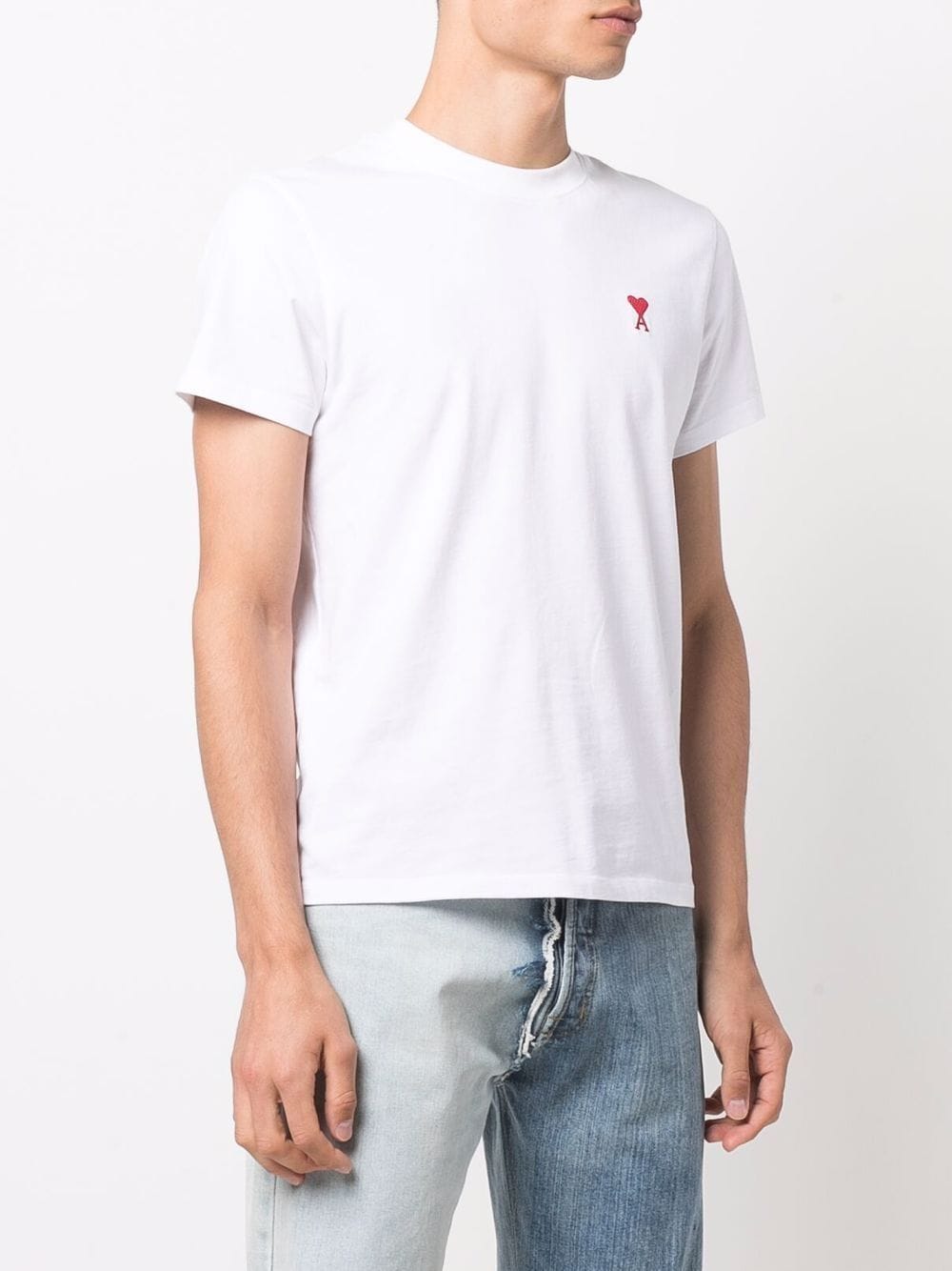 Ami Paris T-shirts and Polos White BFUTS001D724100 (AMI Paris / Tシャツ・カットソー ) | AMI Paris (アミパリス)(7)