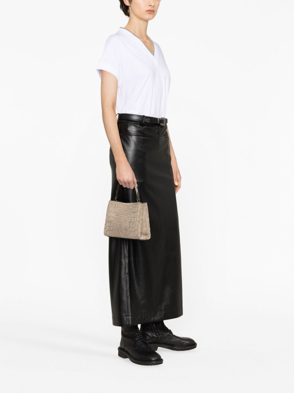 Brunello Cucinelli T-shirts and Polos White MPT18BD222C159 (Brunello Cucinelli / Tシャツ・カットソー ) | Brunello Cucinelli (ブルネロ・クチネリ)(3)