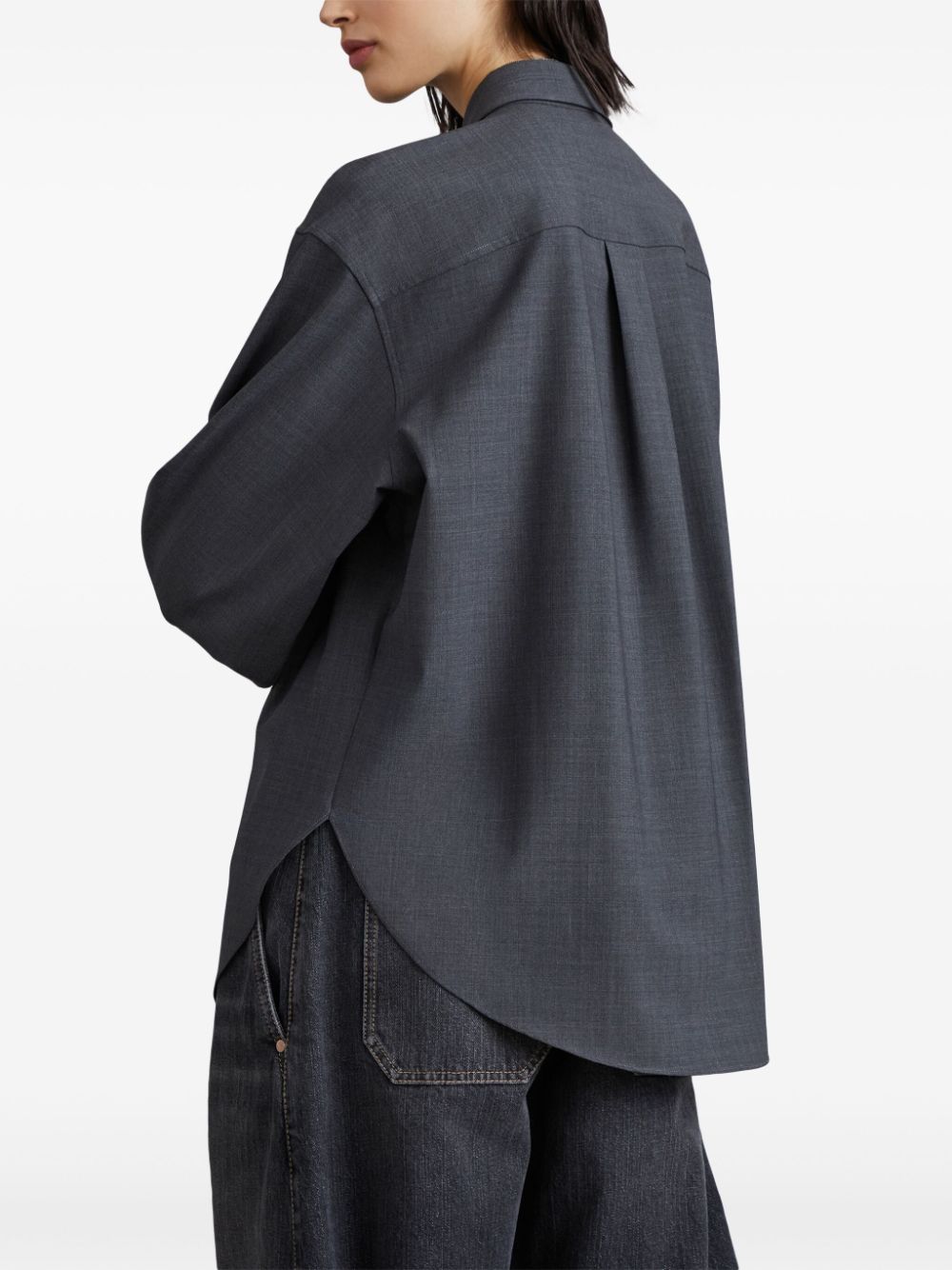 Brunello Cucinelli Shirts Grey M0W07MK916C4078 (Brunello Cucinelli / シャツ・ブラウス ) | Brunello Cucinelli (ブルネロ・クチネリ)(2)