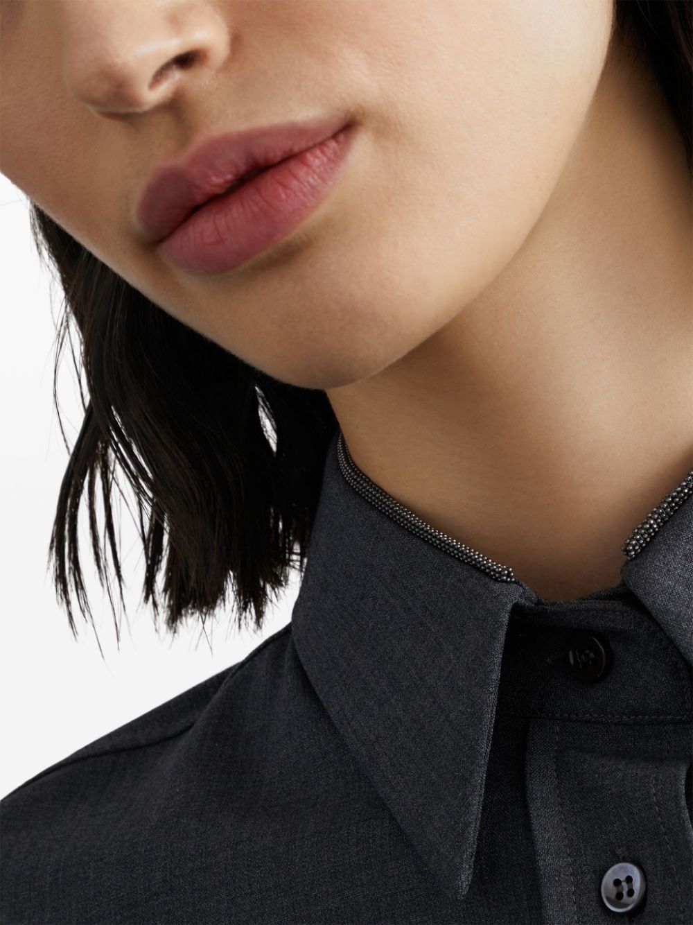 Brunello Cucinelli Shirts Grey M0W07MK916C4078 (Brunello Cucinelli / シャツ・ブラウス ) | Brunello Cucinelli (ブルネロ・クチネリ)(3)