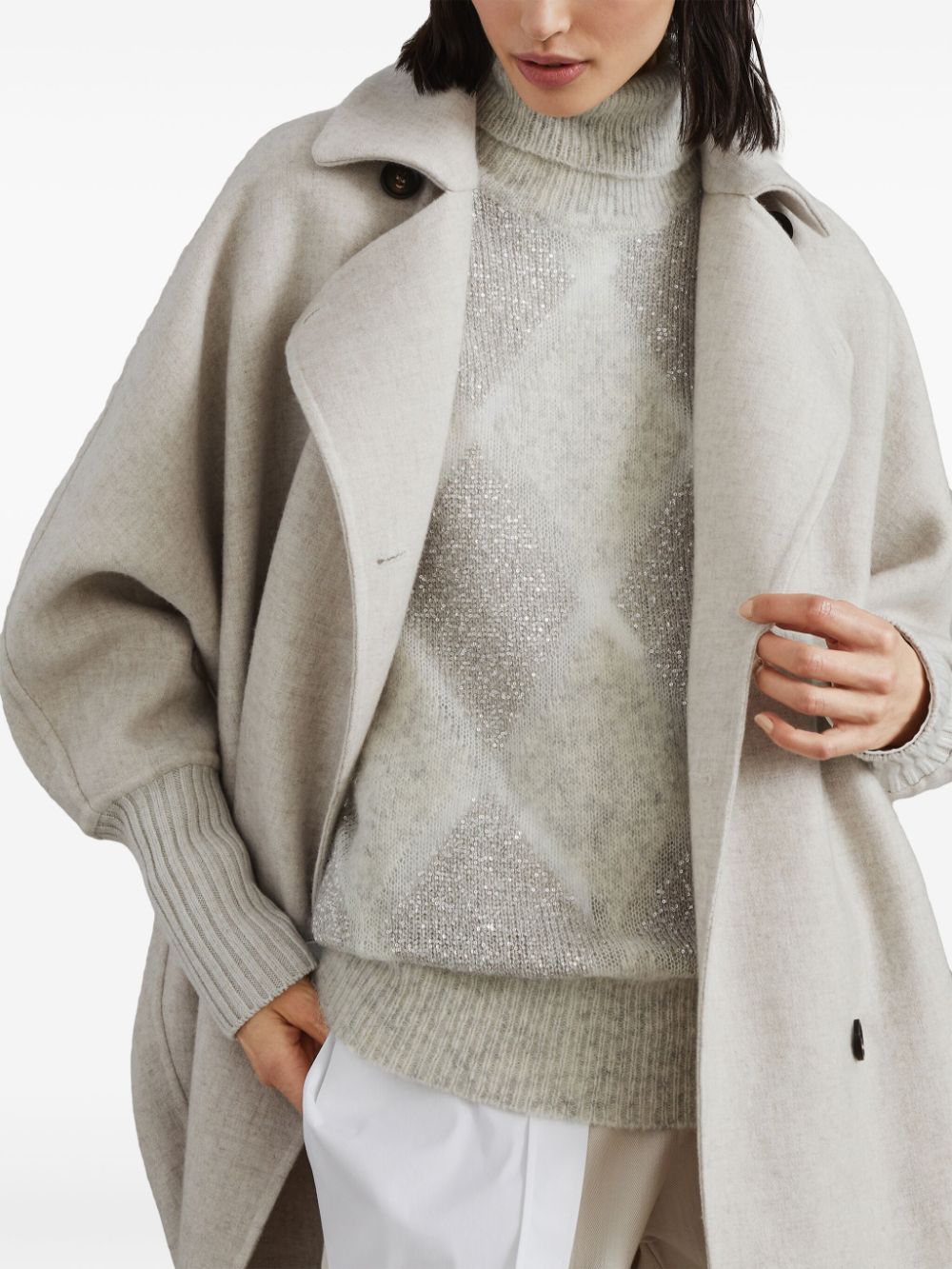 Brunello Cucinelli Coats White MD5589813C9610 (Brunello Cucinelli / コート ) | Brunello Cucinelli (ブルネロ・クチネリ)(1)