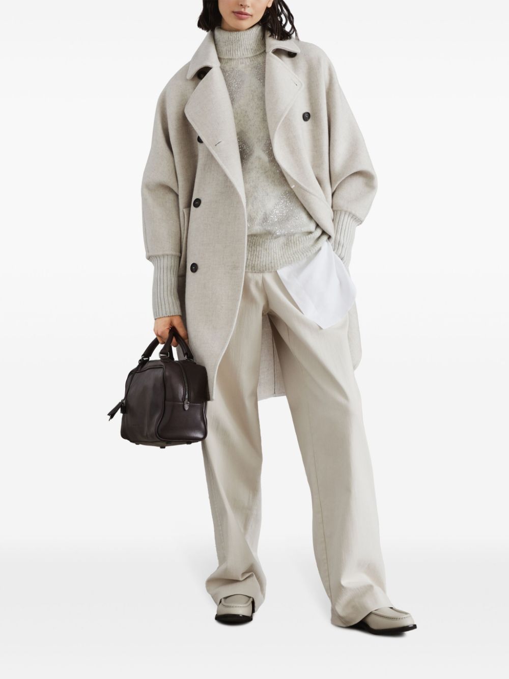 Brunello Cucinelli Coats White MD5589813C9610 (Brunello Cucinelli / コート ) | Brunello Cucinelli (ブルネロ・クチネリ)(2)