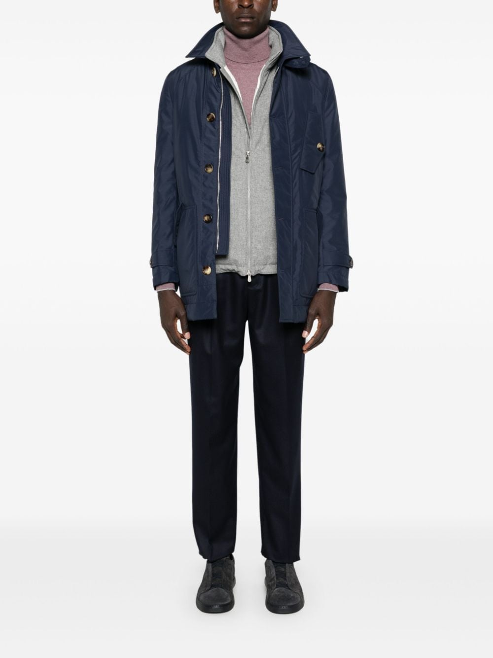 Brunello Cucinelli Jackets Light Grey MM4631776CDH81 (Brunello Cucinelli / カジュアルジャケット・ベスト ) | Brunello Cucinelli (ブルネロ・クチネリ)(1)