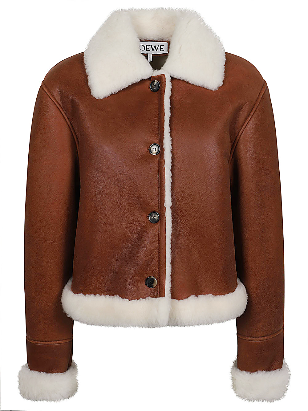 Loewe Coats Leather Brown S359Y2SL082103 (LOEWE / コート・ダウン ) | LOEWE (ロエベ)