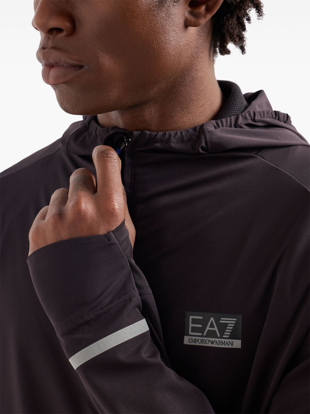 EA7 Sweaters Black 6DPM57PNDDZ1771 (EA7 / スウェット・フーディー ) | EA7 (エアセッテ)(1)