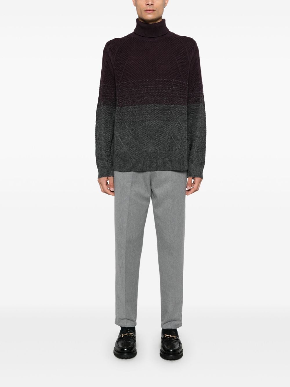 Paul Smith Sweaters Purple M2R975YN2223654 (Paul Smith / ニット・セーター・カーディガン ) | Paul Smith (ポール・スミス)(2)