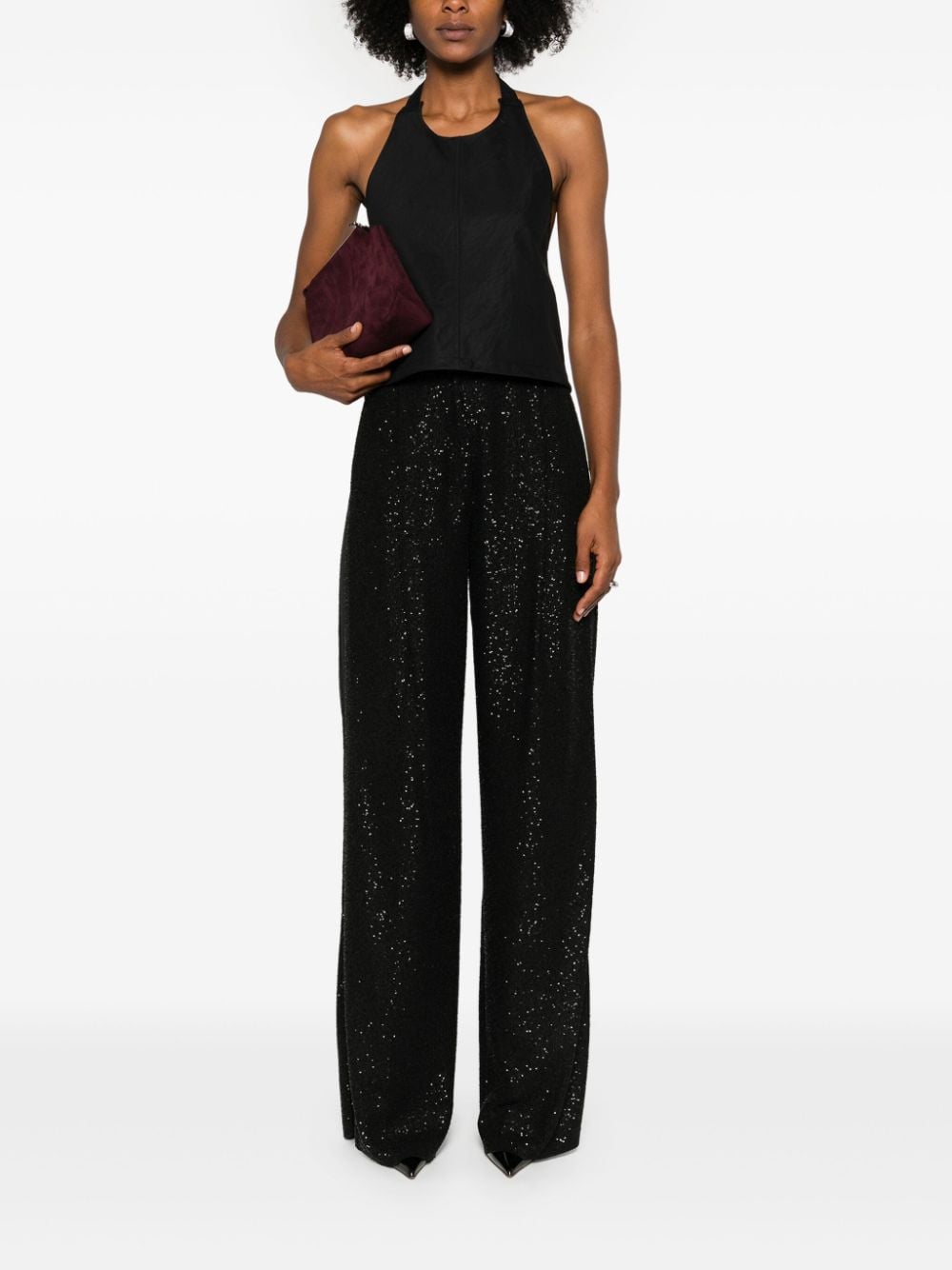 MAX MARA PIANOFORTE Trousers Black 21136054600001 (Max Mara / パンツ ) | Max Mara (マックスマーラ)(1)