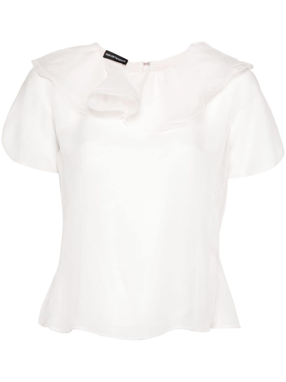 Emporio Armani Top White EW000310TE11292U0008 (EMPORIO ARMANI / シャツ・ブラウス ) | EMPORIO ARMANI (エンポリオ アルマーニ)