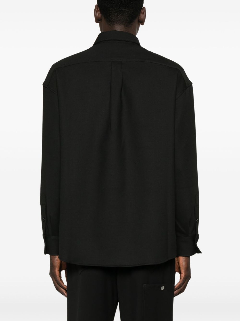 Emporio Armani Shirts Black 6D1C8M1K5IZ0999 (EMPORIO ARMANI / シャツ・ブラウス ) | EMPORIO ARMANI (エンポリオ アルマーニ)(1)