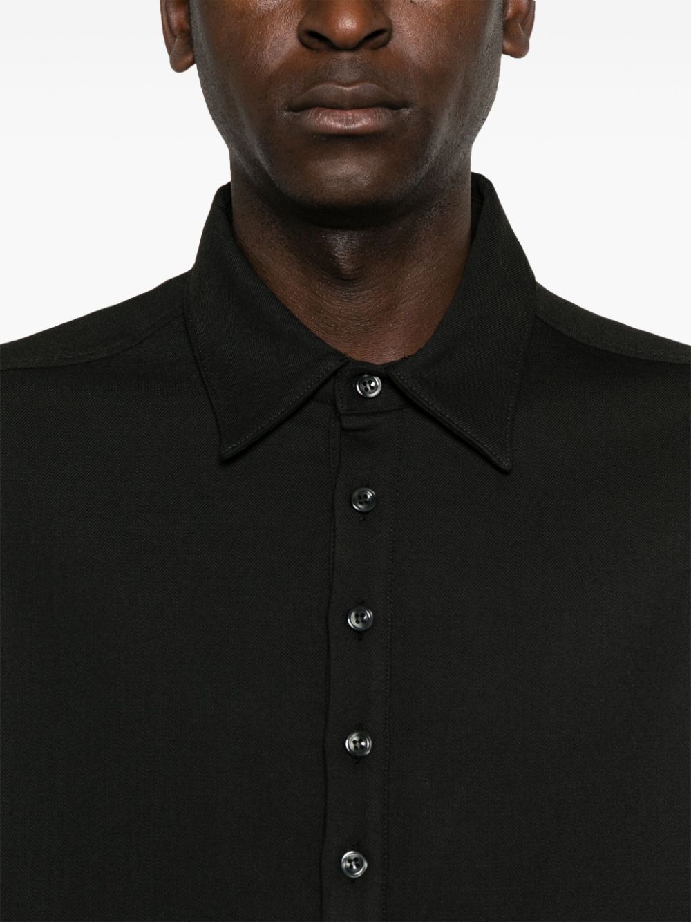 Emporio Armani Shirts Black 6D1C8M1K5IZ0999 (EMPORIO ARMANI / シャツ・ブラウス ) | EMPORIO ARMANI (エンポリオ アルマーニ)(4)