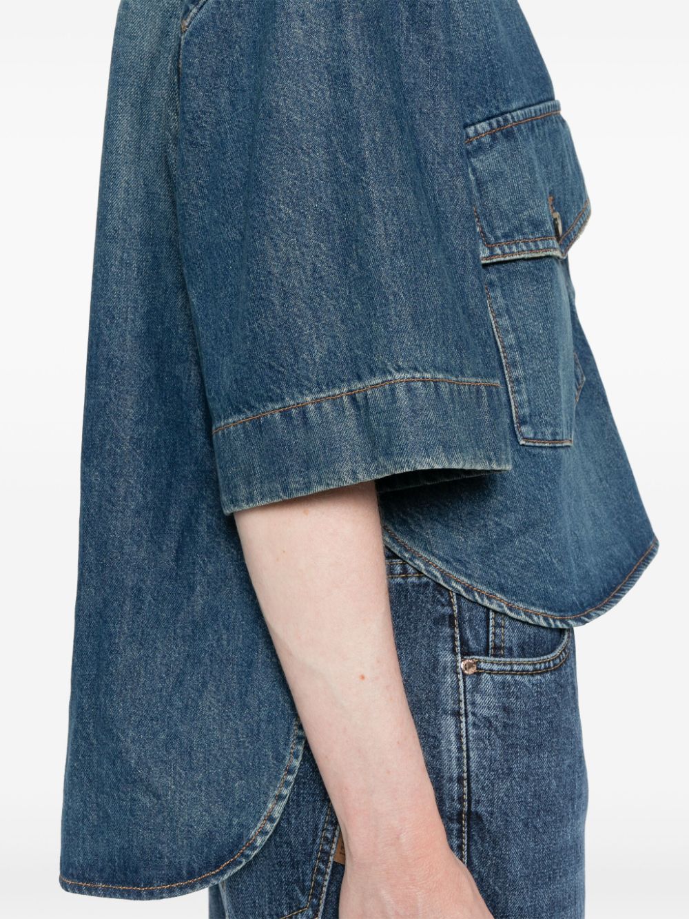 KHAITE Shirts Blue 1141917005005 (KHAITE / シャツ・ブラウス ) | KHAITE (ケイト)(1)