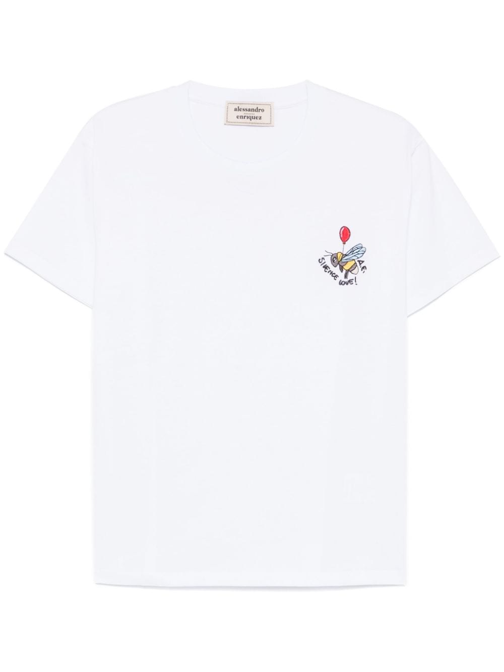 ALESSANDRO ENRIQUEZ T-shirts and Polos White S100000BEE (alessandro enriquez / Tシャツ・カットソー ) | alessandro enriquez (アレッサンドロ エンリケス)