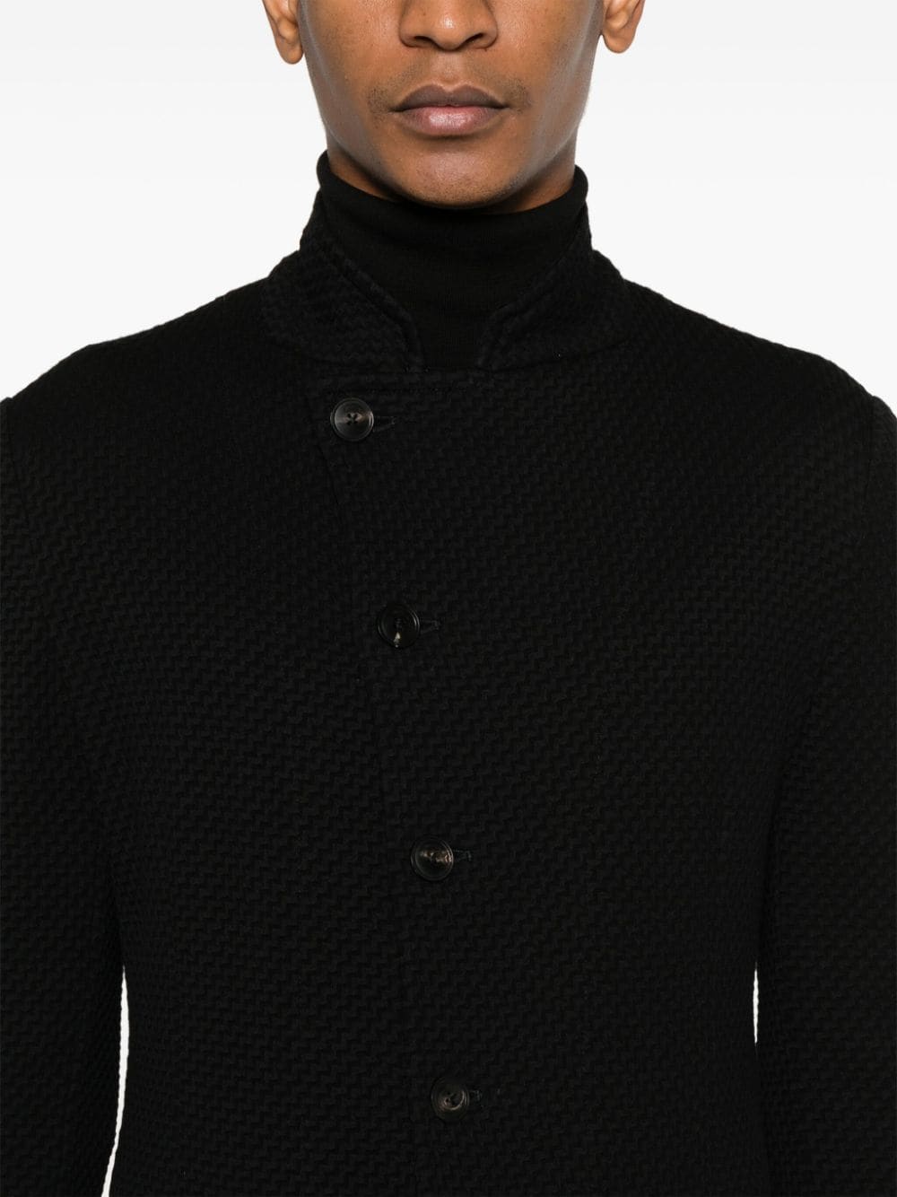 Emporio Armani Jackets Black EM000144TE10531OC001 (EMPORIO ARMANI / ブレザー・ジャケット ) | EMPORIO ARMANI (エンポリオ アルマーニ)(1)