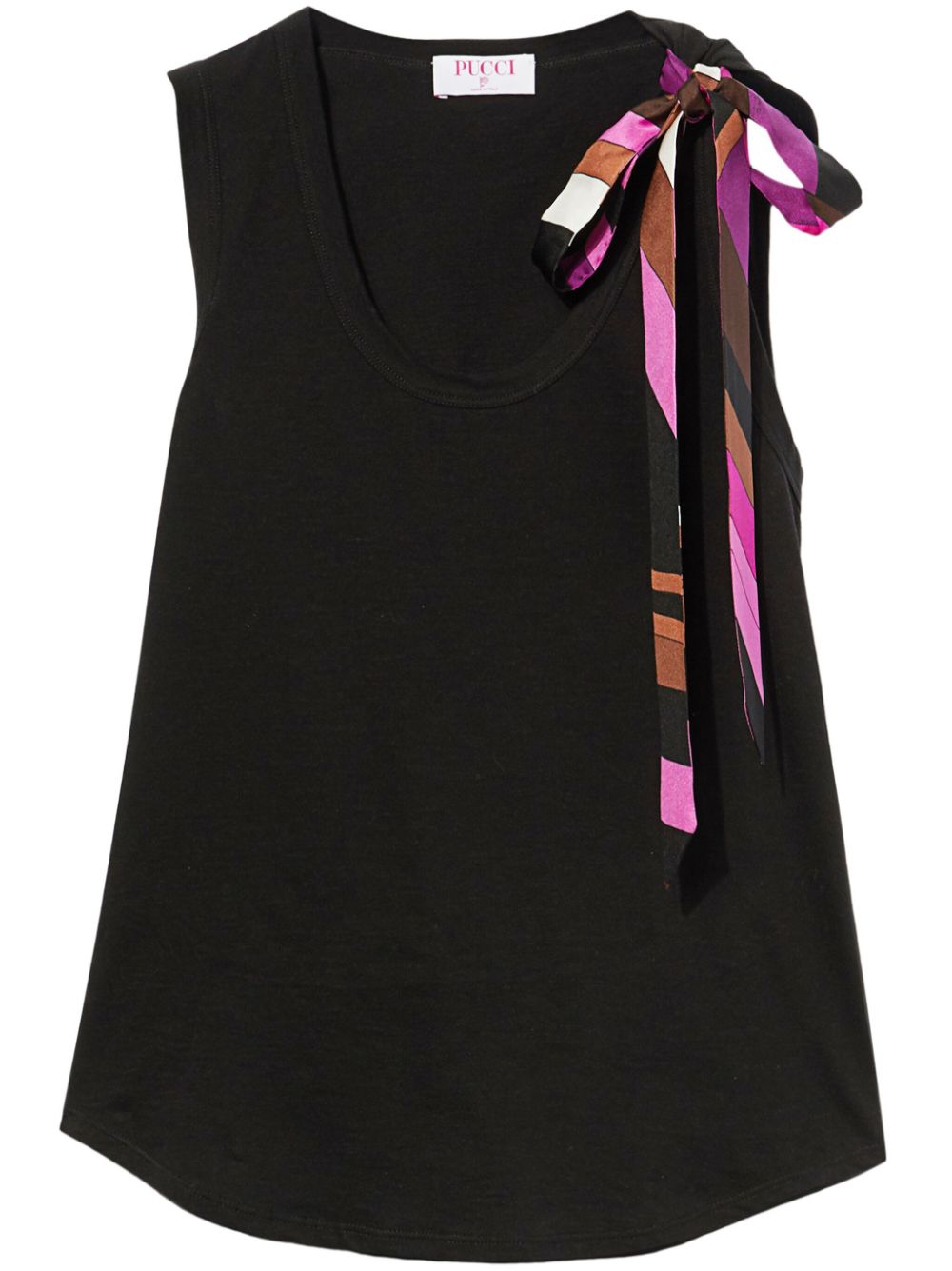 Pucci Top Black 4UTP204U982999 (Emilio Pucci / タンクトップ・キャミソール ) | Emilio Pucci (エミリオプッチ)