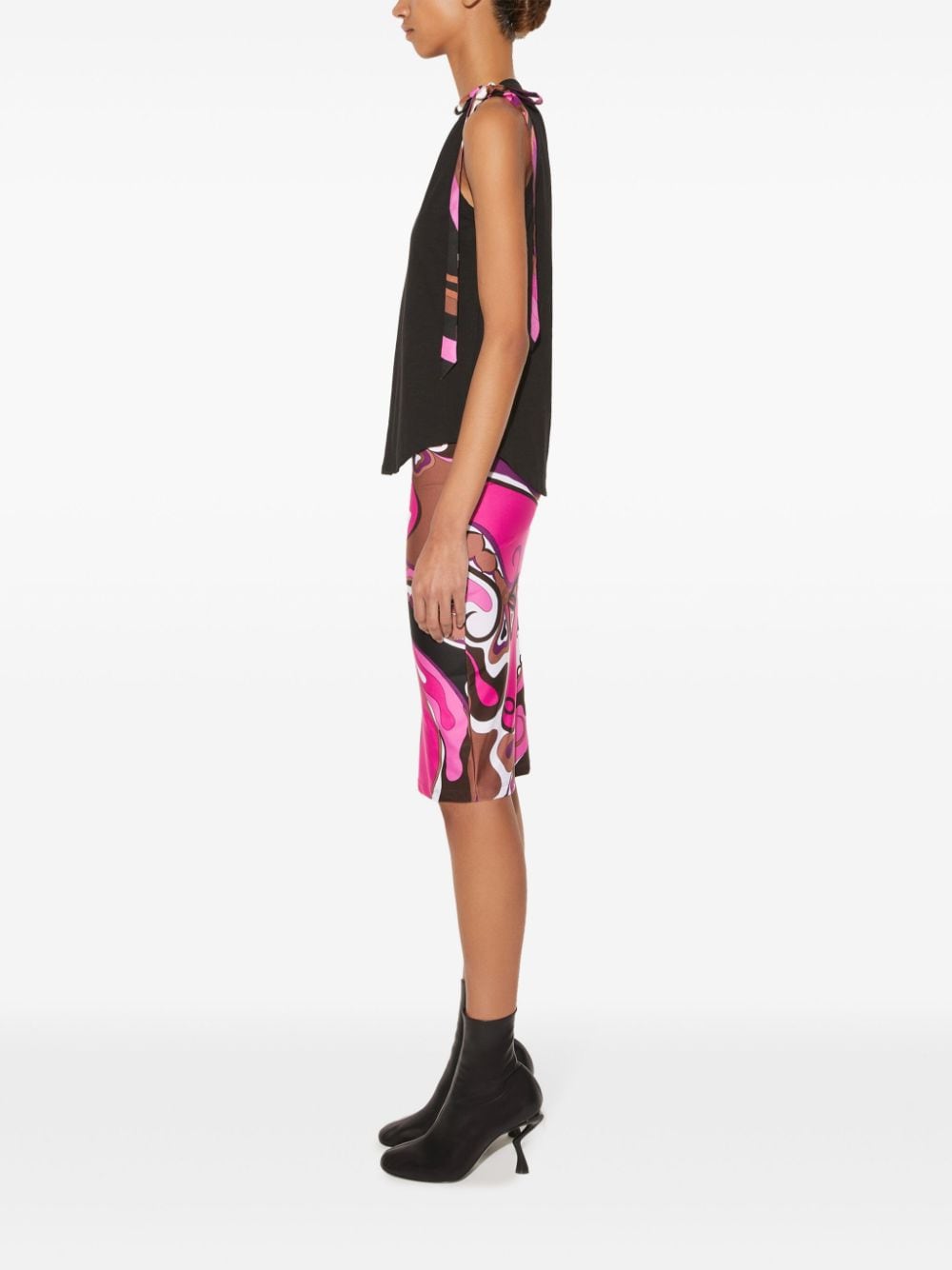 Pucci Top Black 4UTP204U982999 (Emilio Pucci / タンクトップ・キャミソール ) | Emilio Pucci (エミリオプッチ)(3)