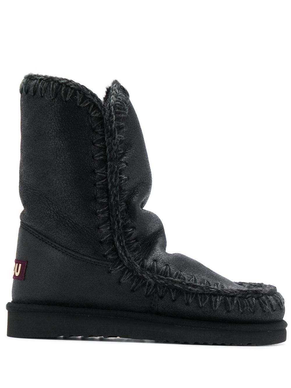ミドルブーツ MOU Women Boots 411001ANGRE Grey Mou Logoed ankle boots - Grey - Women | 411001ANGRE | thebs.com