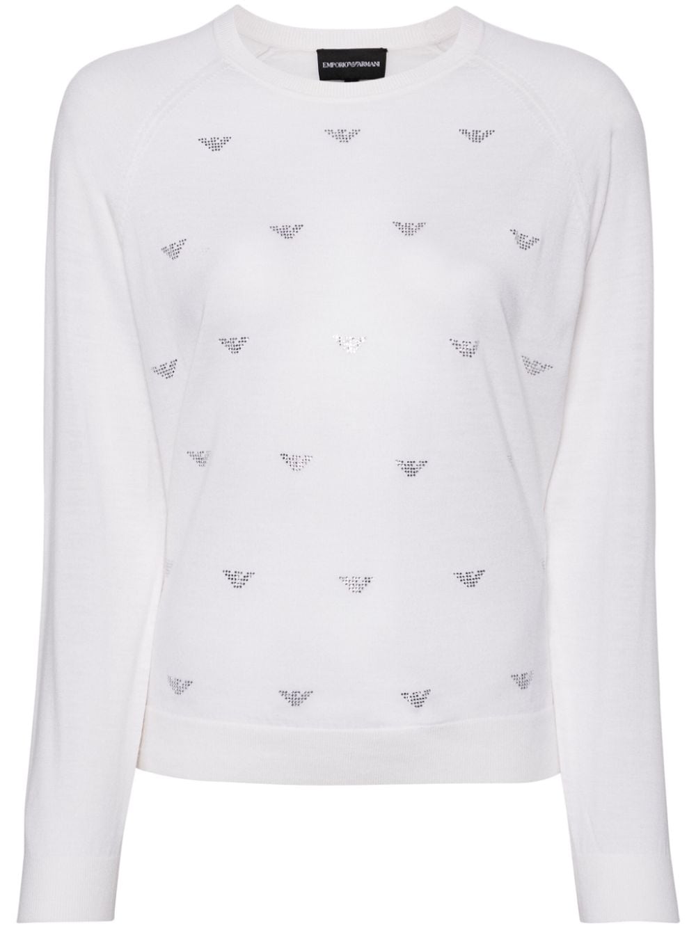 Emporio Armani Sweaters White 6D2MW12M15ZF127 (EMPORIO ARMANI / ニット・セーター・カーディガン ) | EMPORIO ARMANI (エンポリオ アルマーニ)
