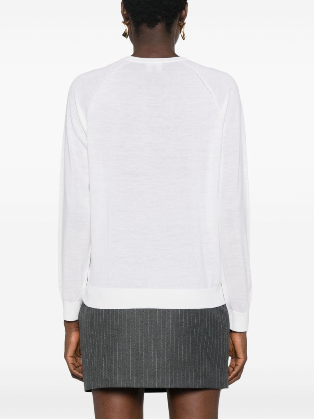 Emporio Armani Sweaters White 6D2MW12M15ZF127 (EMPORIO ARMANI / ニット・セーター・カーディガン ) | EMPORIO ARMANI (エンポリオ アルマーニ)(1)