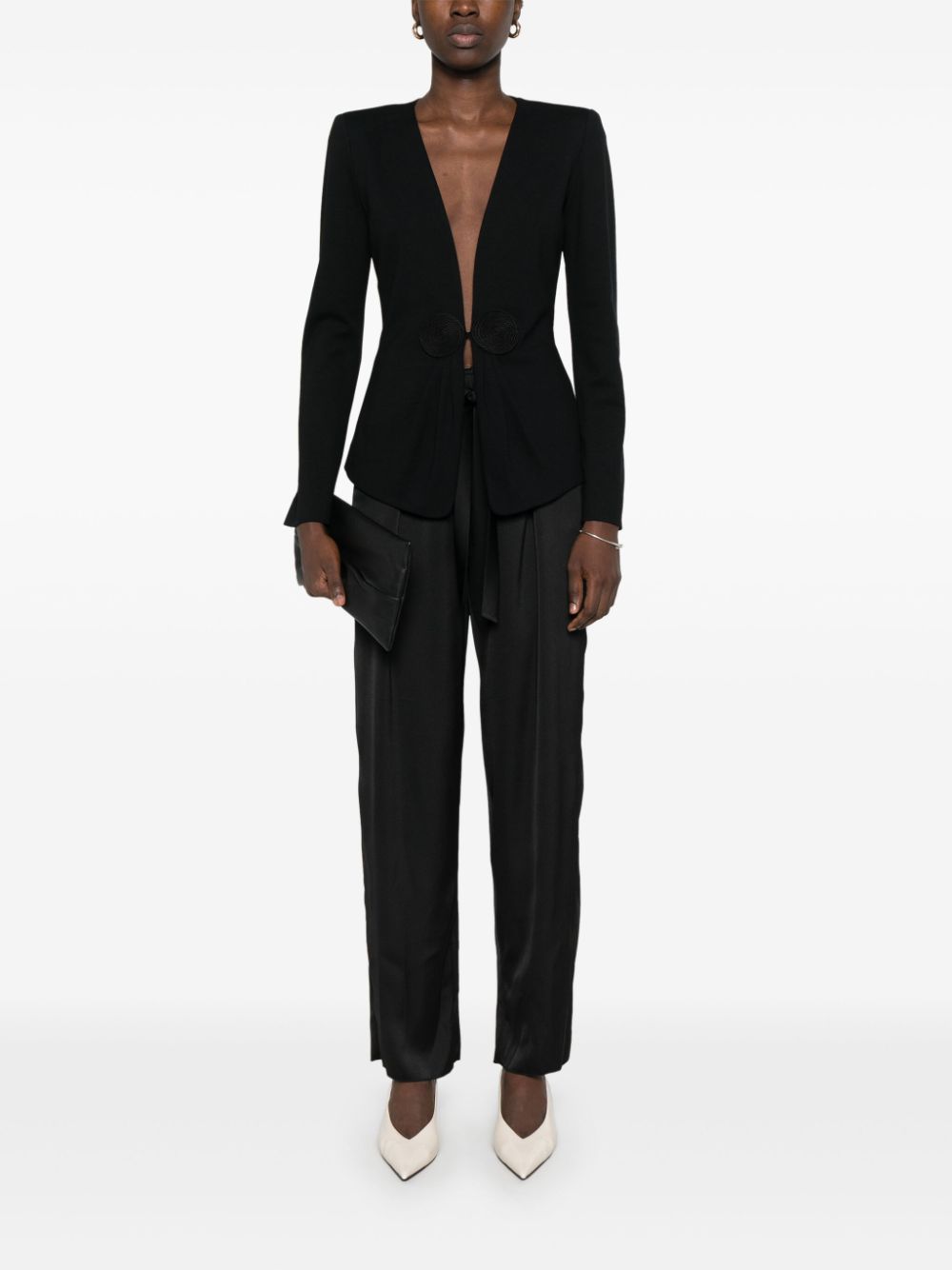 Emporio Armani Jackets Black 6D2G8G2JFAZ0999 (EMPORIO ARMANI / スーツ・ジャケット ) | EMPORIO ARMANI (エンポリオ アルマーニ)(1)