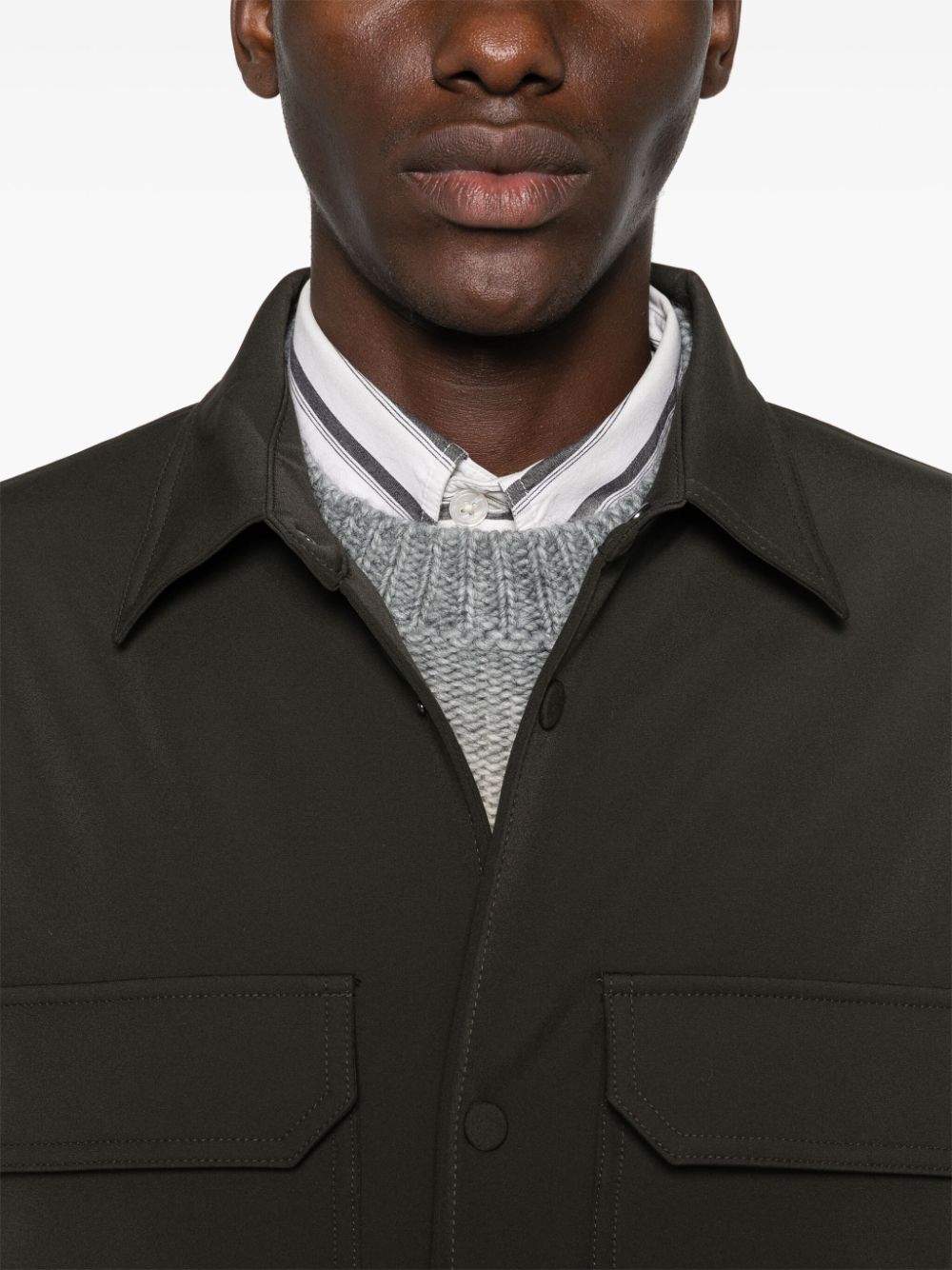 Emporio Armani Jackets Green 6D1CN01NUBZ05A6 (EMPORIO ARMANI / スーツ・ジャケット ) | EMPORIO ARMANI (エンポリオ アルマーニ)(1)