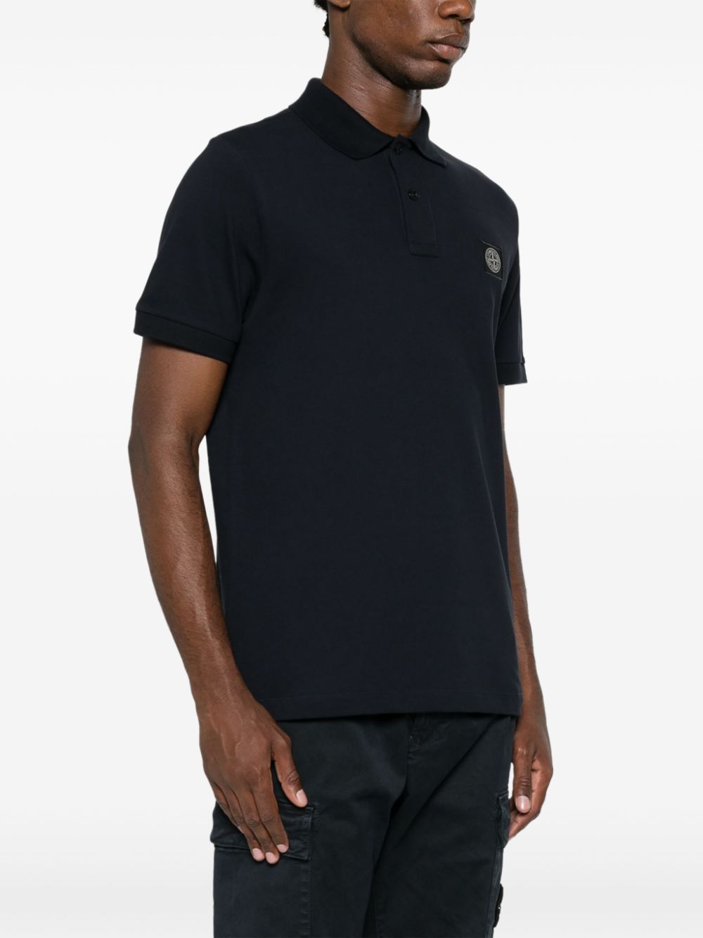 Stone Island T-shirts and Polos Blue 81152SC17A0020 (STONE ISLAND / ポロシャツ ) | STONE ISLAND (ストーンアイランド)(1)