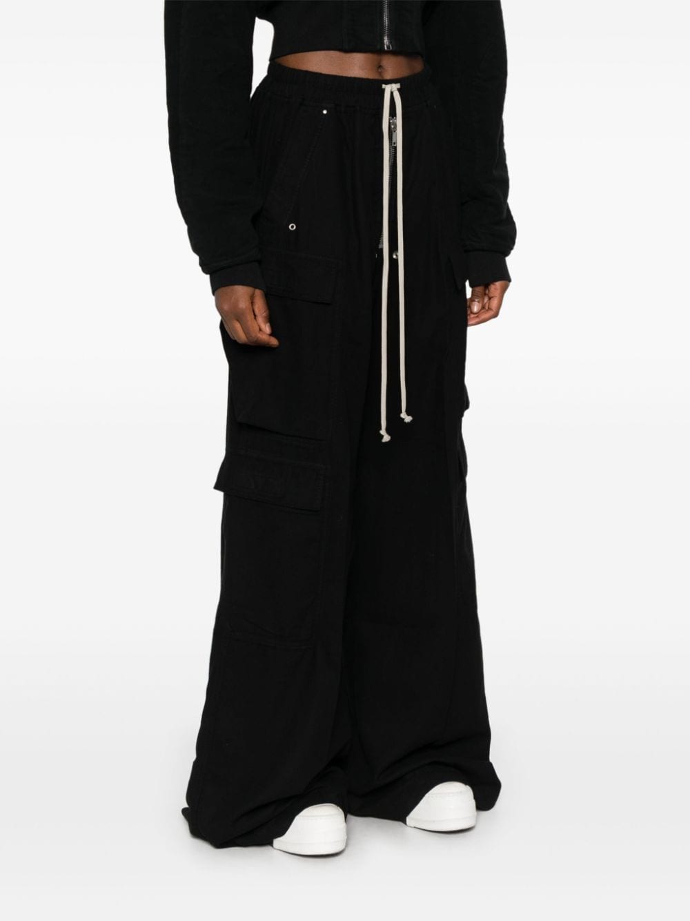 RICK OWENS DRKSHDW Trousers Black DS02D2324CFL09 (Rick Owens DRKSHDW / パンツ ) | Rick Owens DRKSHDW (リック オウエンス ダークシャドウ)(3)