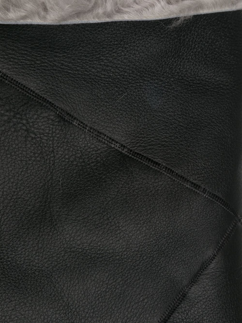 Rick Owens Jackets Black RP02D3443LSHTR908 (Rick Owens / レザー&ファージャケット・コート ) | Rick Owens (リック オウエンス)(1)