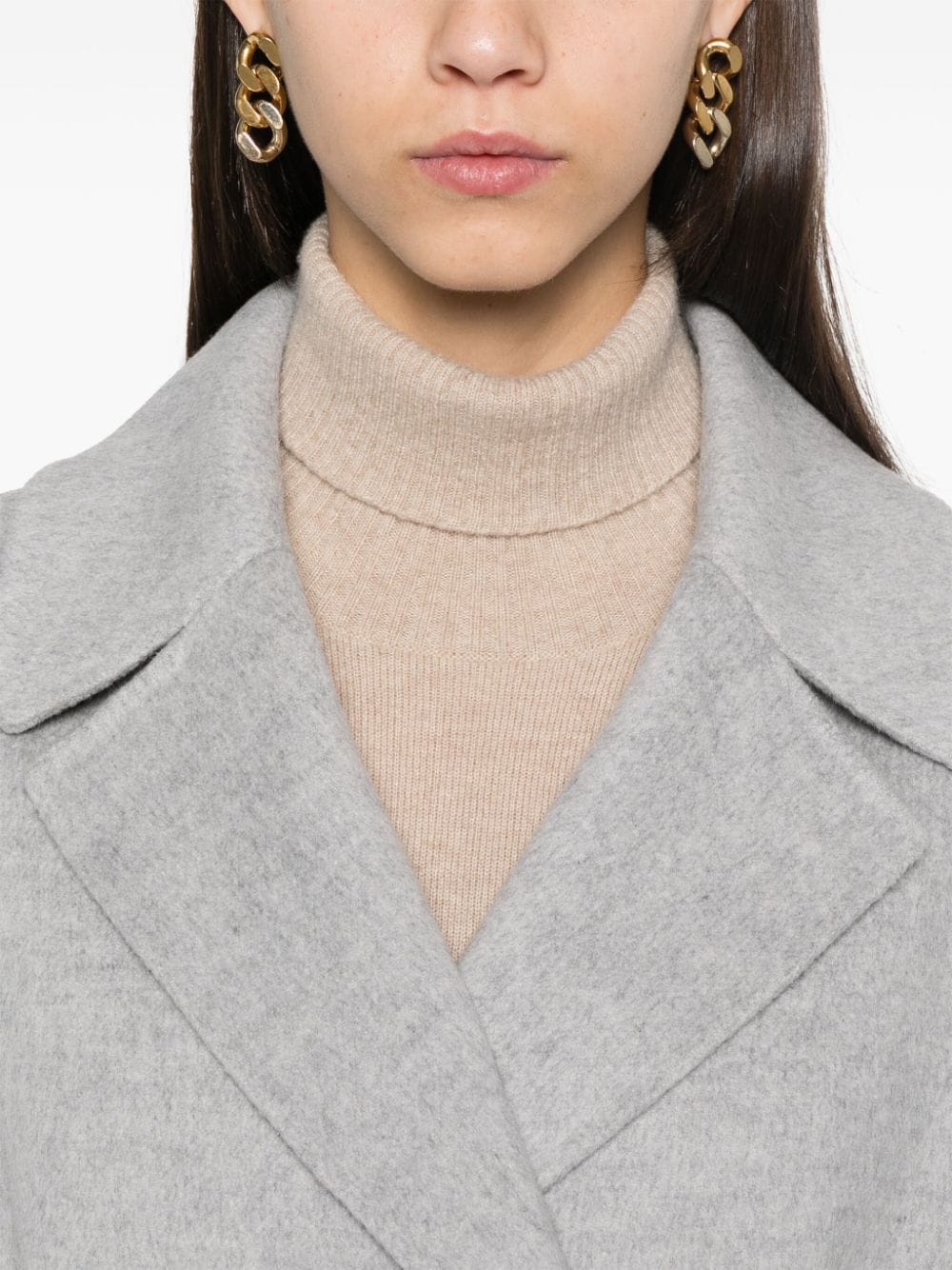 Paltò Coats Light Grey B41PDPAOLDOU724 (PALTÒ / コート ) | PALTÒ (パルト)(3)